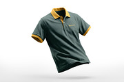Polo & Crew Neck T-Shirt Mockup Set, a Shirt Mockup by graphypix (Thumbnail 8 of 14)