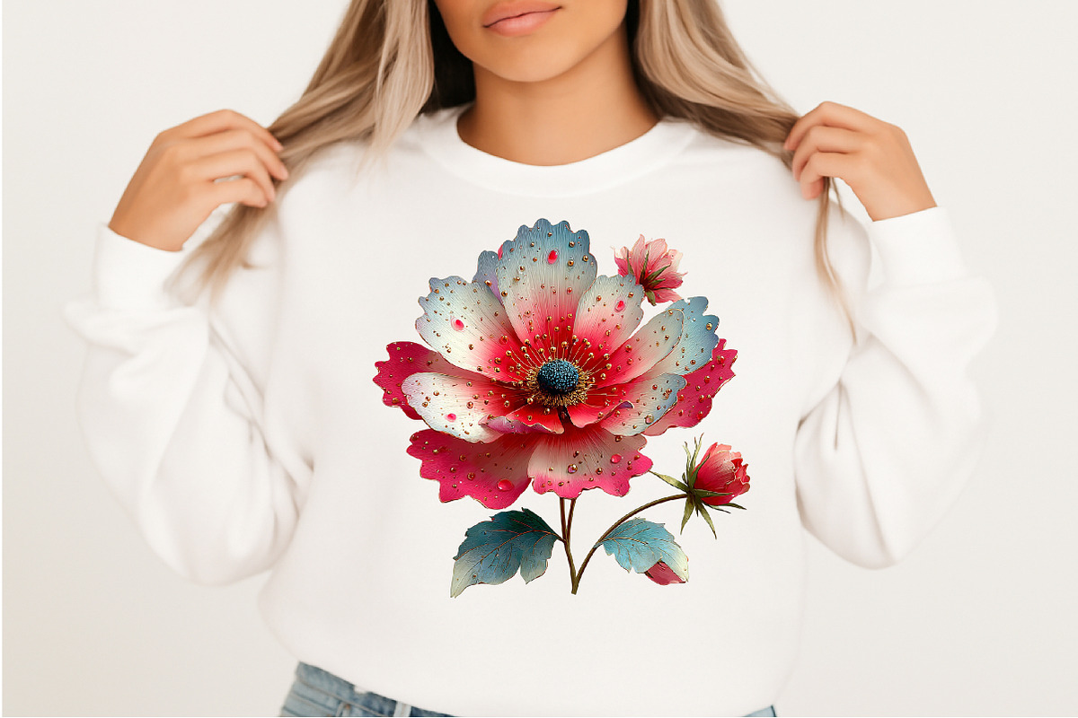 Spring Cosmos Flower Clipart Png, an Illustration by Craft Nest (Photo 7 of 11)