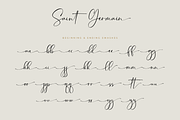 Saint Germain – Handwritten Font, a Script Font by Fikryal Studio (Thumbnail 15 of 15)