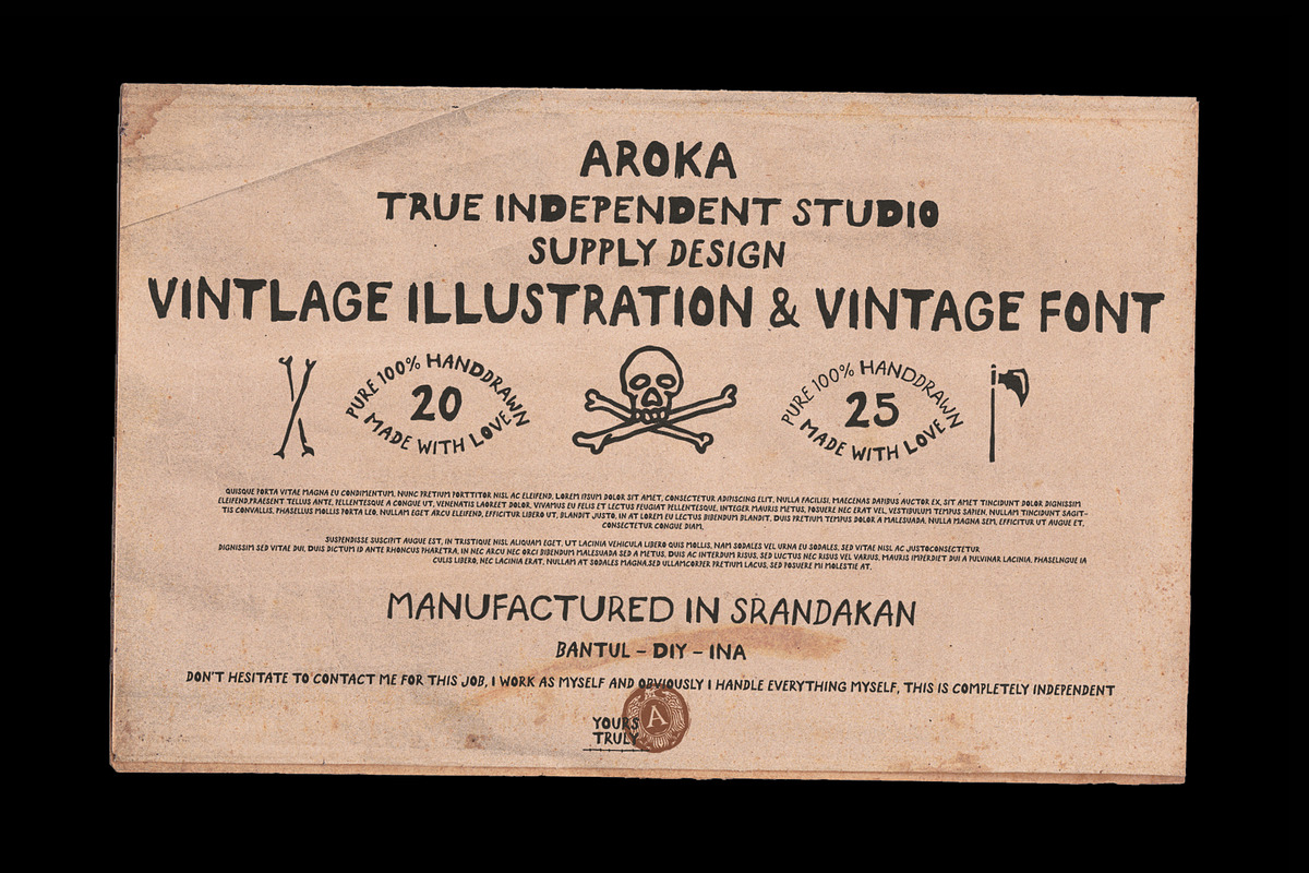 SAENA HAND-WRITTEN, a Font by AROKA (Photo 8 of 11)