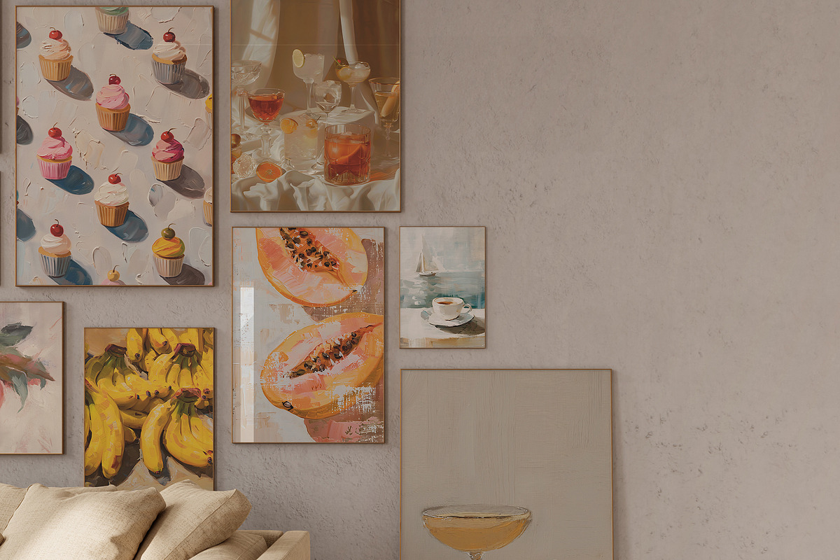 Elegant table treasures. Poster set, a Background Graphic by Lidberia (Photo 10 of 12)