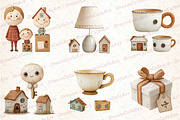 New Home Clipart Bundle, an Illustration by DreamCafeArt (Thumbnail 2 of 6)