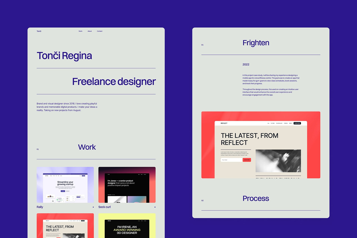 Accent Portfolio Template · Framer, a Landing Page Template by Bryn Taylor (Photo 2 of 5)