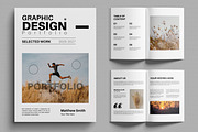 Graphic Design Portfolio Layout, a Brochure Template by MightyDesign (Thumbnail 1 of 6)