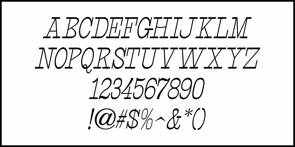 TV Western JNL, a Slab Serif Font by Jeff Levine Fonts (Photo 5 of 5)