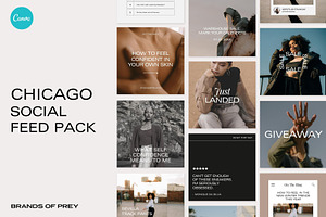 Social Media Feed - Canva Bundle