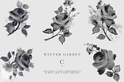 Winter Garden Clip Art, an Illustration by Create The Cut (Thumbnail 10 of 14)