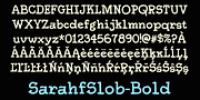 SarahfSlob, a Slab Serif Font by Ingrimayne Type (Thumbnail 10 of 11)
