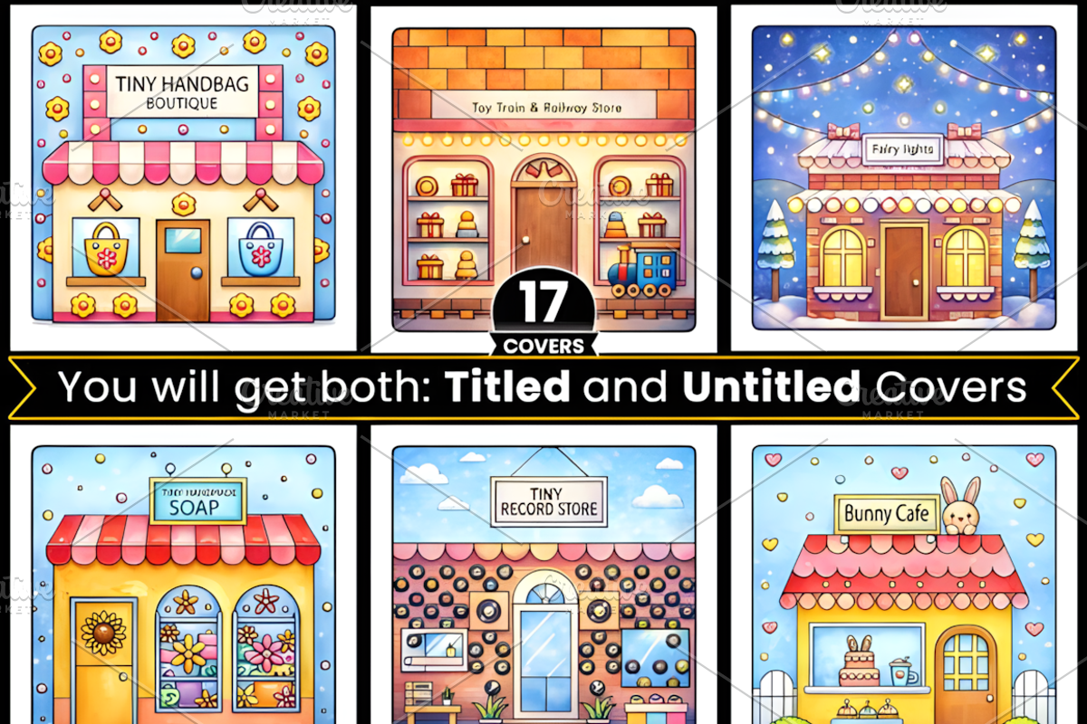 Bold Easy Cute Storefront, a Decorative Illustration by Design Station (Photo 3 of 3)