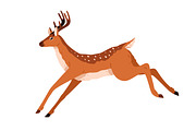 Cute deer childish cartoon set, an Animal Illustration by Good Studio (Thumbnail 5 of 7)
