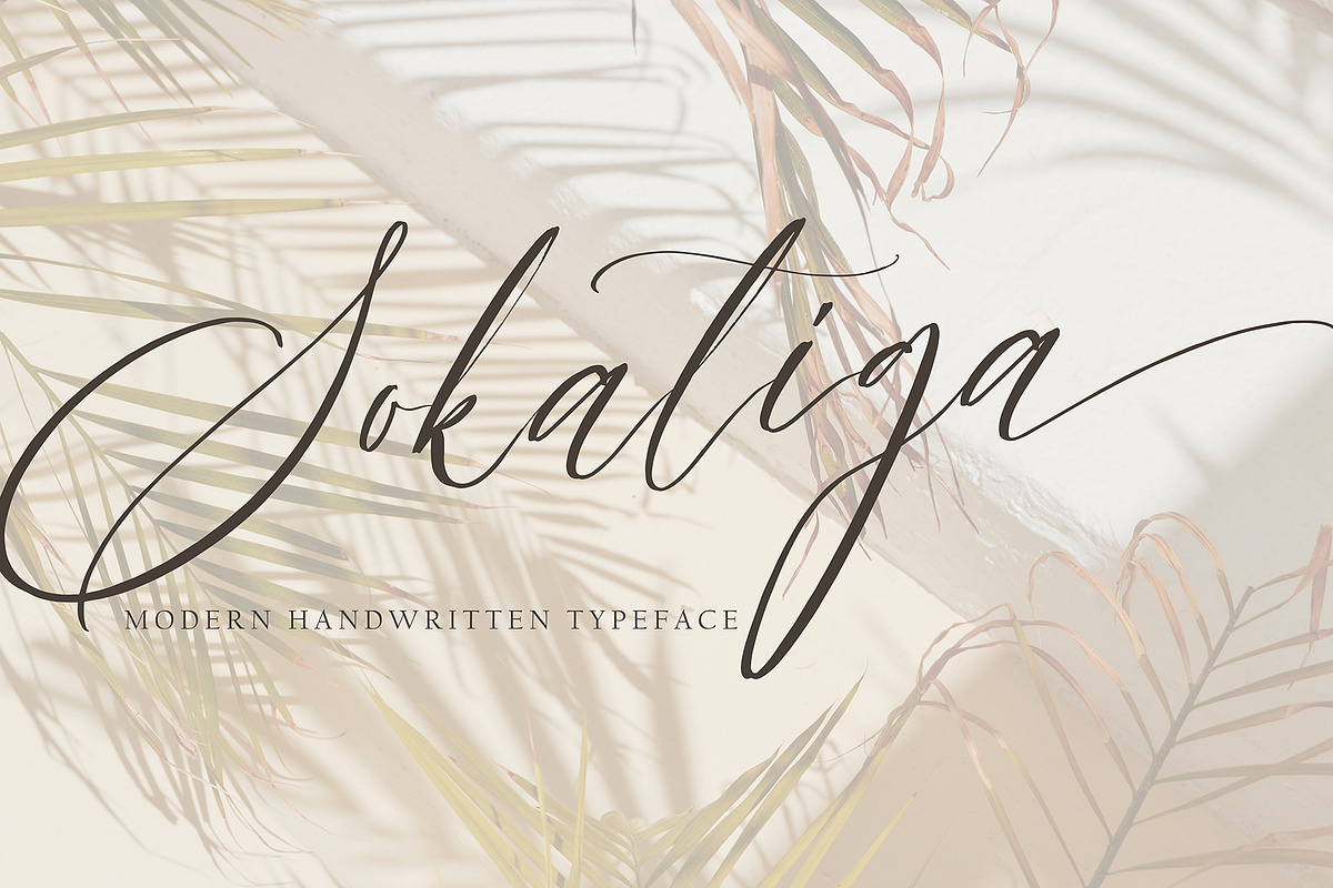 Sokatiga, a Script Font by pineungtype (Photo 1 of 10)