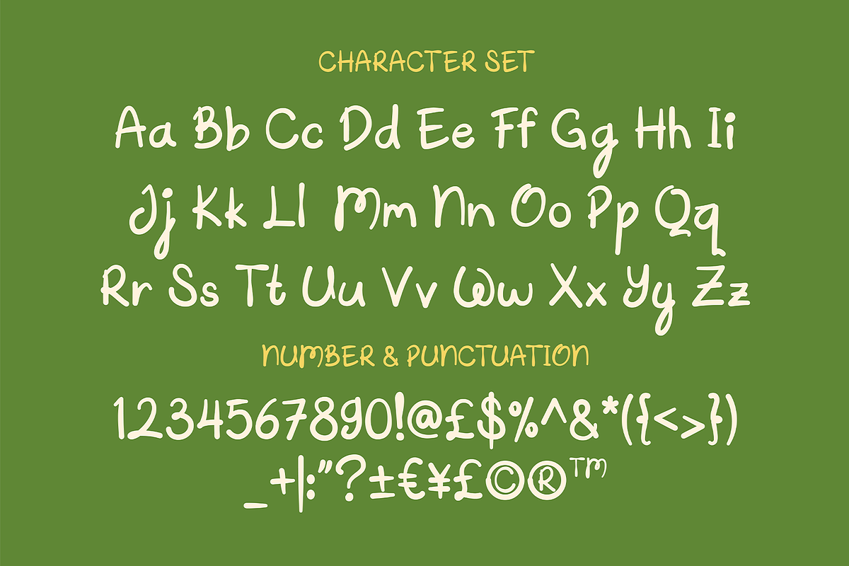 Clyon – Playful Bubbly Font, a Handwritten Font by Huge Dream Studio (Photo 3 of 8)