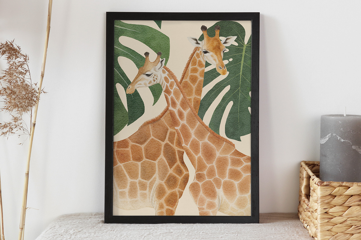Jungle Bundle, an Animal Illustration by TheCuteShop (Photo 6 of 16)