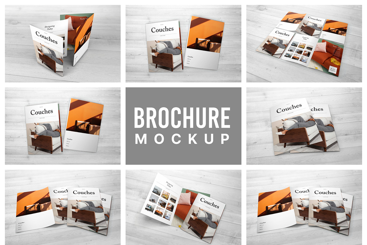 A4 Bifold Brochure Mockup Bundle 74, a Books & Magazine Mockup by Graphicuss (Photo 1 of 7)