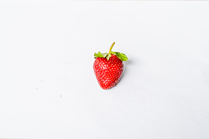 Strawberry containing strawberry, red, and white background