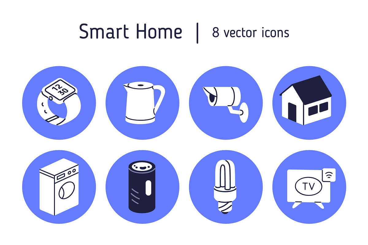 House technology. Smart home icons, a Technology Illustration by Good Studio (Photo 1 of 5)