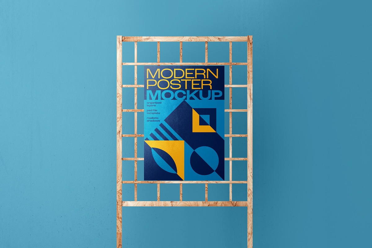Modern Poster Mockup Set, a Print Template by Deeplab (Photo 12 of 25)
