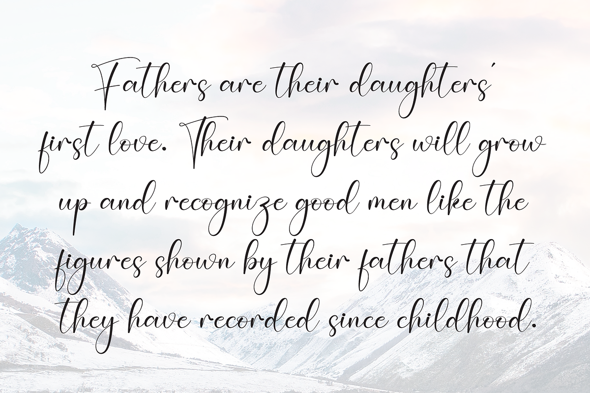 Panda | Script Font, a Handwritten Font by Scratchones (Photo 6 of 9)