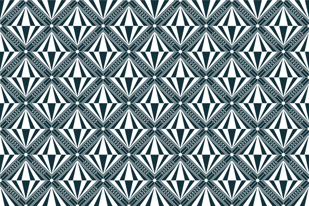 Diamond Optical Illusion Pattern, a Pattern Graphic by Mightyfire