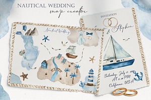 Nautical Wedding Map Creator