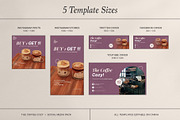 Coffee Cozy | Social Media Pack, a Social Media Template by prajapixels (Thumbnail 4 of 6)