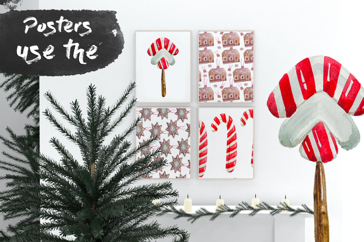 Christmas sweets, an Illustration by Design X0 (Photo 7 of 8)