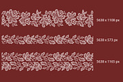 Lace seamless patterns, cliparts., a Pattern Graphic by Ajuga (Thumbnail 7 of 8)