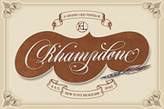 Rhampdone, a Script Font by HKL Studio (Thumbnail 1 of 9)