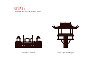 Asian Capital Landmarks, an Illustration by Jozsef Balazs-Hegedus (Thumbnail 5 of 5)