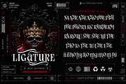 Royal Hatred Typeface, a Blackletter Font by alit design (Thumbnail 19 of 20)