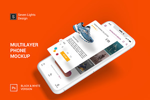 iPhone X Multilayer Mockup Set