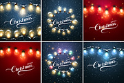 Christmas Lights. Holiday Vector Set, a Decorative Illustration by maximmmmum (Thumbnail 2 of 5)