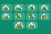 Gardening Illustration Pack, an Illustration by baii09 (Thumbnail 4 of 4)