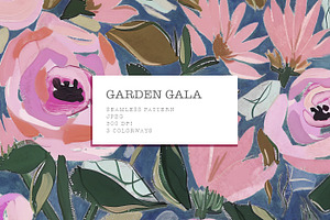 Garden Gala floral pattern