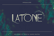 Latone, a Sans Serif Font by Drizy (Thumbnail 1 of 8)
