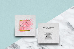 Square Business Template Card