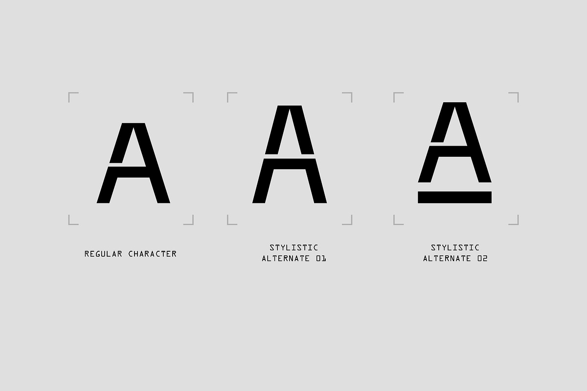 Tronx - Modern Futuristic Stencil, a Sans Serif Font by Imoodev (Photo 8 of 10)