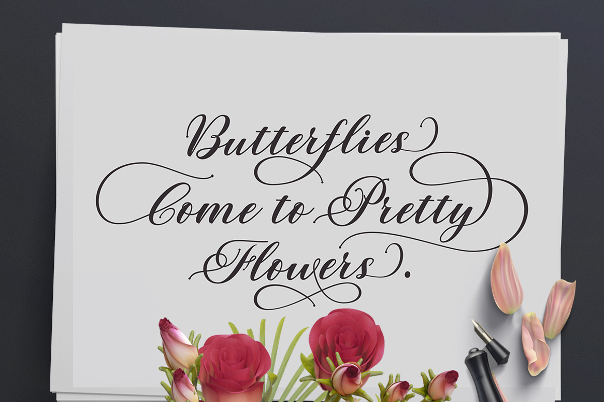 Auriga, a Script Font by Typehill (Photo 7 of 12)