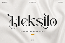 Heksilo - Modern Elegant Serif Font