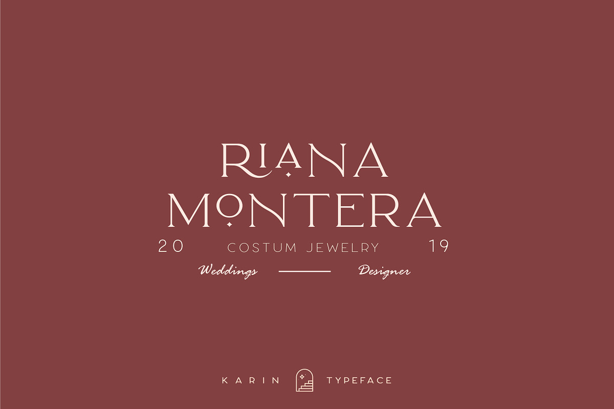 Elegant Karin - Stylish Typeface, a Serif Font by Kaligra.co (Photo 17 of 28)