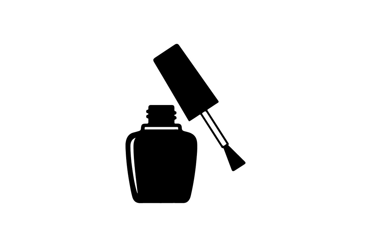 Nail Polish Bottle Silhouettes, an Object Graphic by yasushie (Photo 6 of 7)