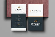 Modern Business Card Layout, a Business Card Template by MightyDesign (Thumbnail 1 of 6)