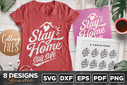 Stay Home (8 Quotes) Bundle, a Healthcare Illustration by Asaelv Shop! (Thumbnail 1 of 2)