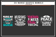 Nurse 20 quotes t shirt bundle, a Graphic by Uniquesvg99 (Thumbnail 4 of 7)