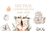 Watercolor Christmas Graphics, a Seasonal Illustration by studioequinox (Thumbnail 2 of 8)