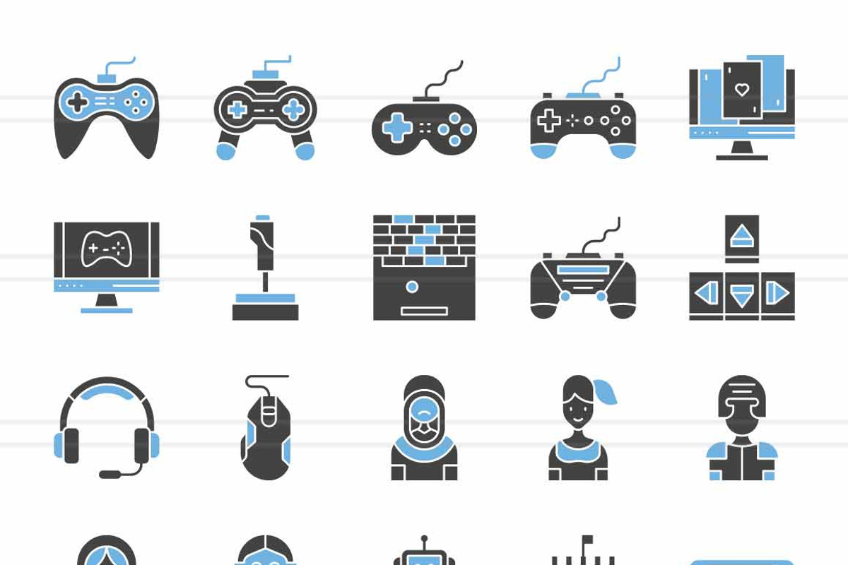 Games & Entertainment Blue & Black, an Icon by IconBunny (Photo 2 of 2)