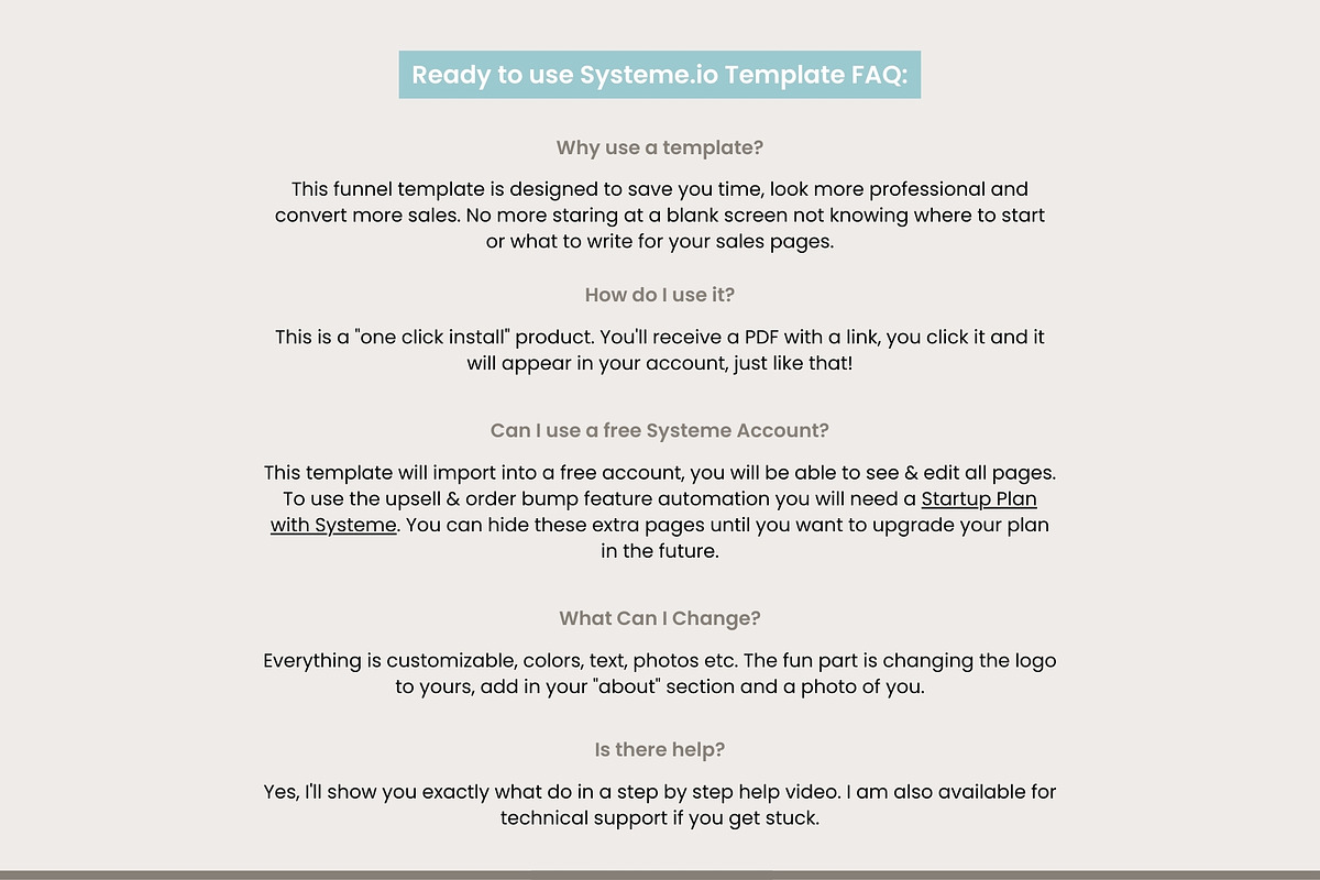 Coastal Systeme.io Funnel Template preview 6