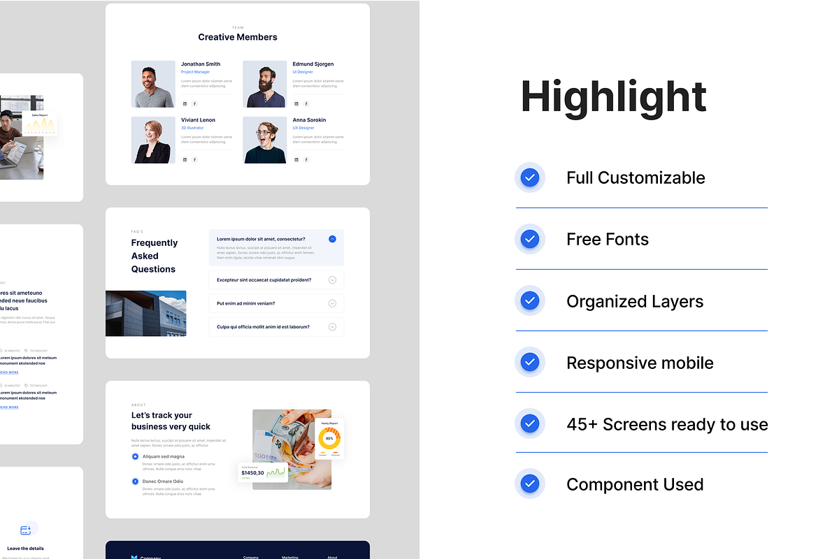Agency Landing Page Template, a Device Mockup by Odama (Photo 2 of 6)
