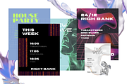 Instagram techno templates, a Social Media Template by Roomoftemplates (Thumbnail 3 of 5)
