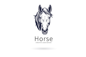 Horse logo, a Branding & Logo Template by Logocreative